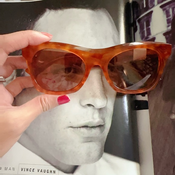 BOTTEGA VENETA 54MM Havana Frame light brown lens Oval Sunglasses BV1061S NIB - Picture 5 of 10